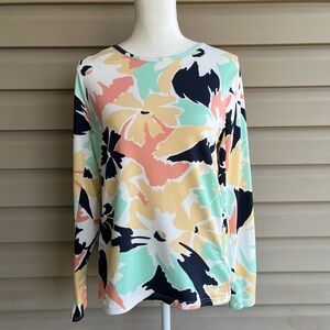 •Hang Ten• Sunray Floral UV Protection Top - Size Medium
